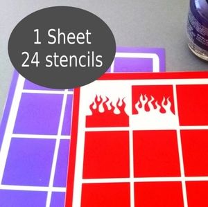 3/$15 Nail Art stencil